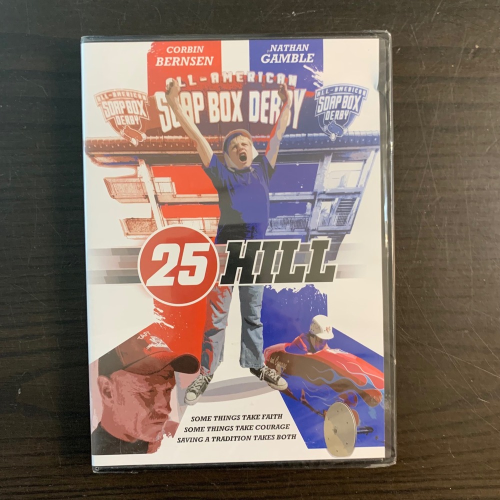 25 Hill DVD All-American Soap Box Derby Corbin Bernsen Nathan Gamble New Sealed‎